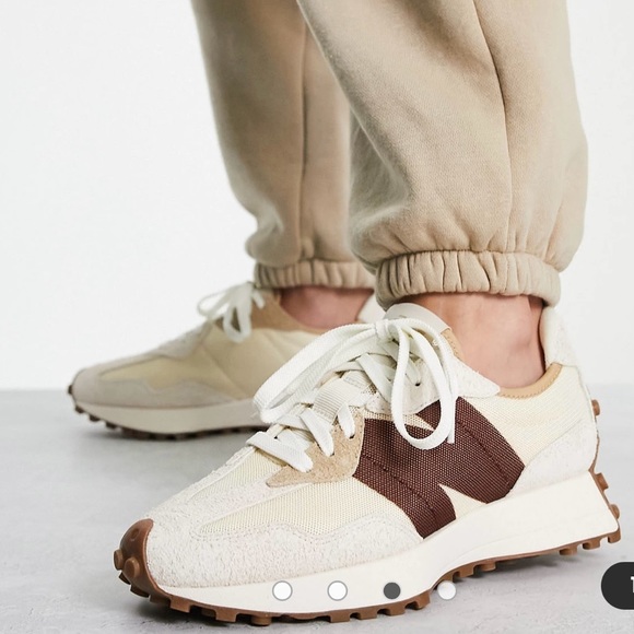 New Balance Other - NWT. New Balance 327 sneakers in off white with brown detail